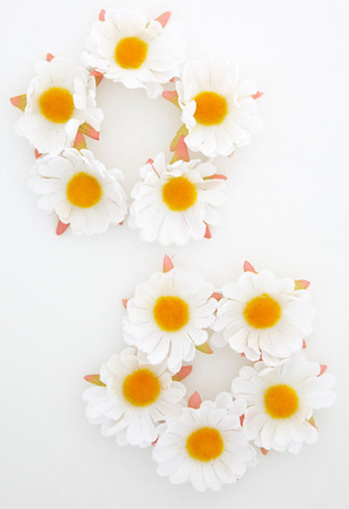 Daisy chain hair bands, hair accessories for women